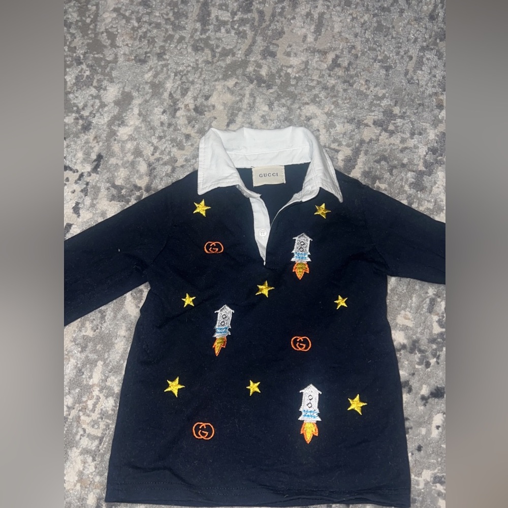 Boys long sleeve collared shirt
